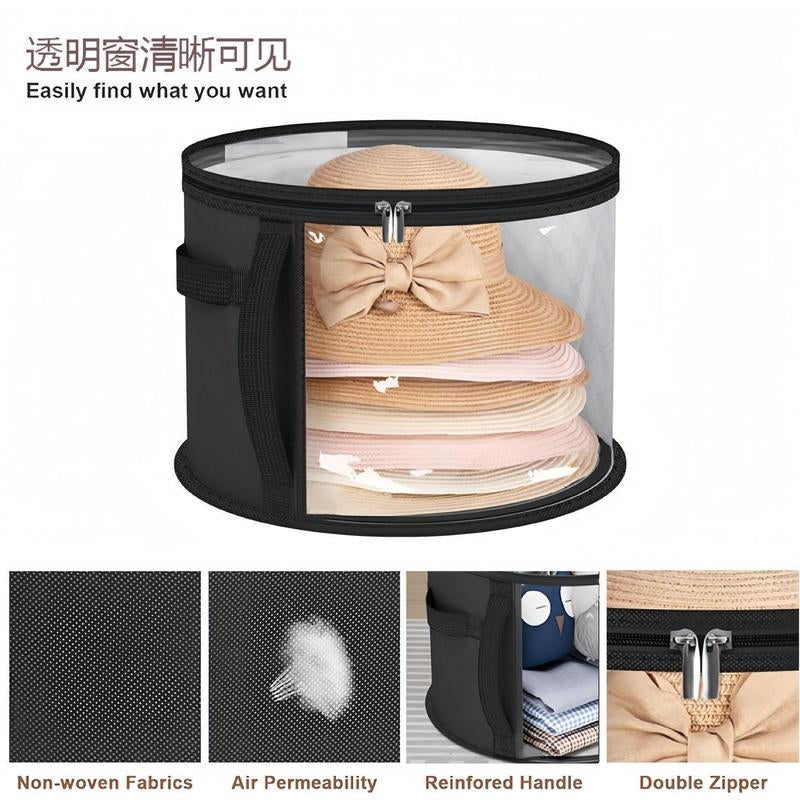 Maximize Your Closet Space with Our Oversized Clear Hat Storage Bag – Perfect Organizer for All Your Hats