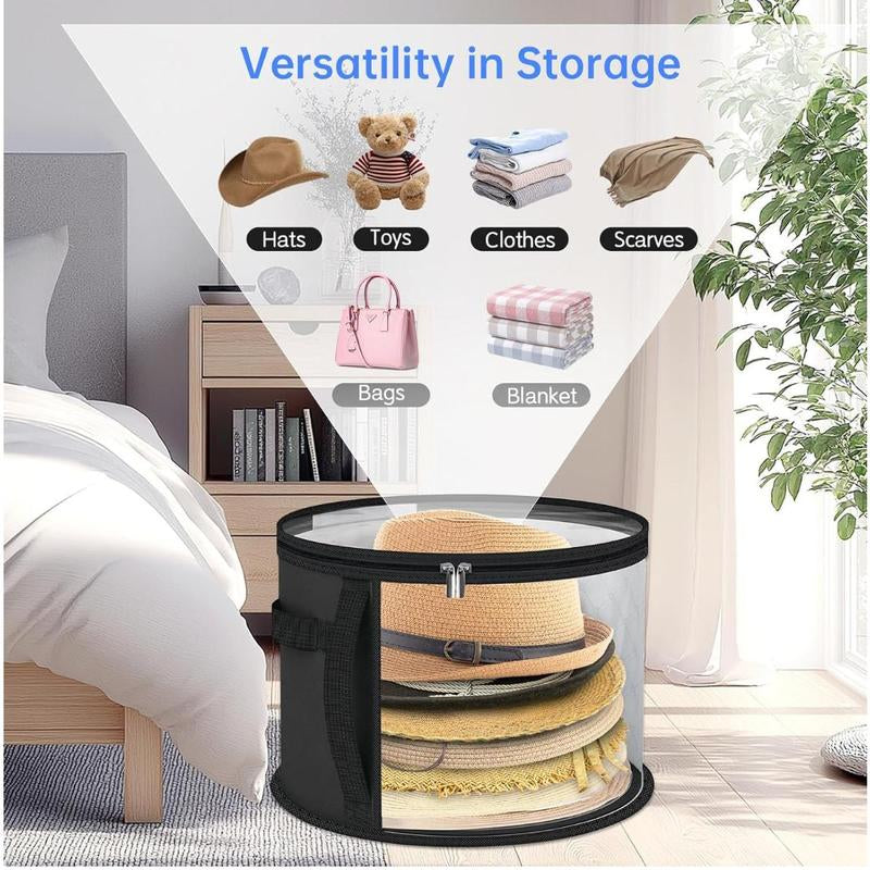 Maximize Your Closet Space with Our Oversized Clear Hat Storage Bag – Perfect Organizer for All Your Hats