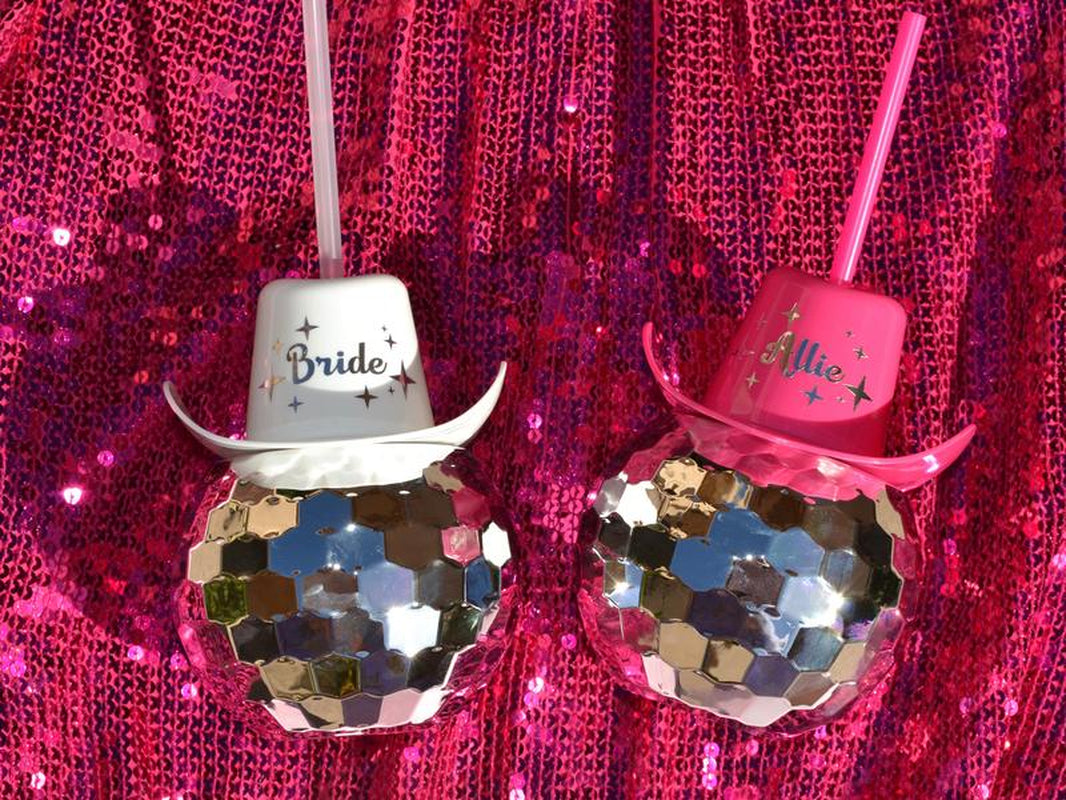 Y'all Ready to Boogie? Grab Your Cowboy Hat Disco Ball Cups!